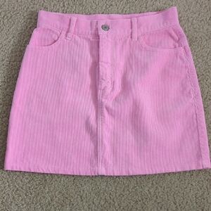 Brandy Melville Light Pink Mini Skirt